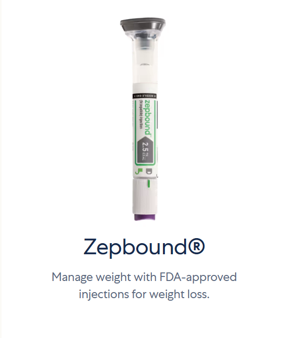 A Zepbound injection pen